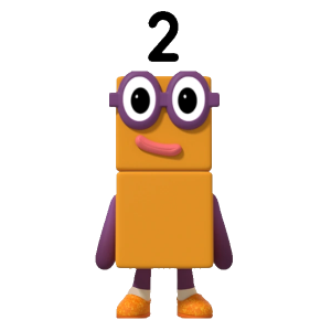 Numberblocks Silly Number 2