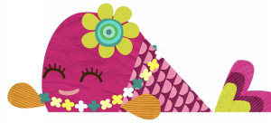 Olobob Top Big Fish Flower Necklace