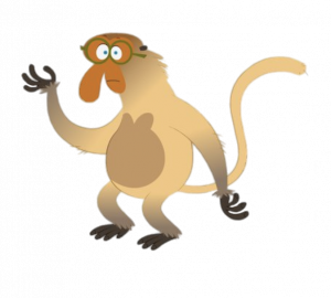 Atchoo Teo the Proboscis Monkey