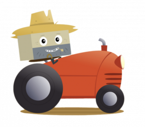 Big Block Singsong Farmer on tractor