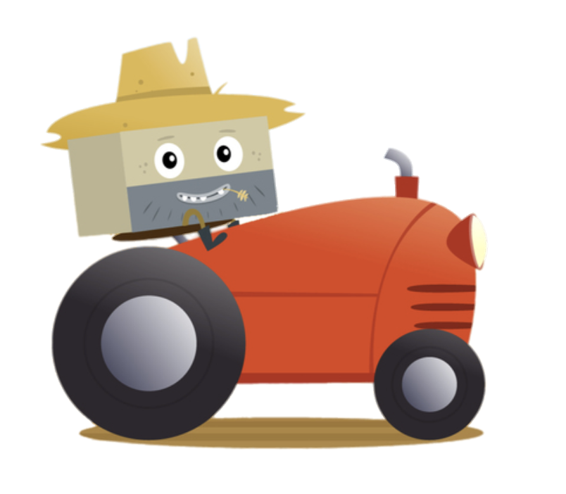 Big Block Singsong Farmer on tractor