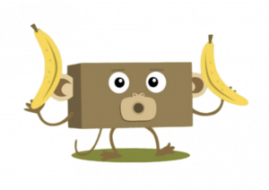 Big Block Singsong Monkey with bananas