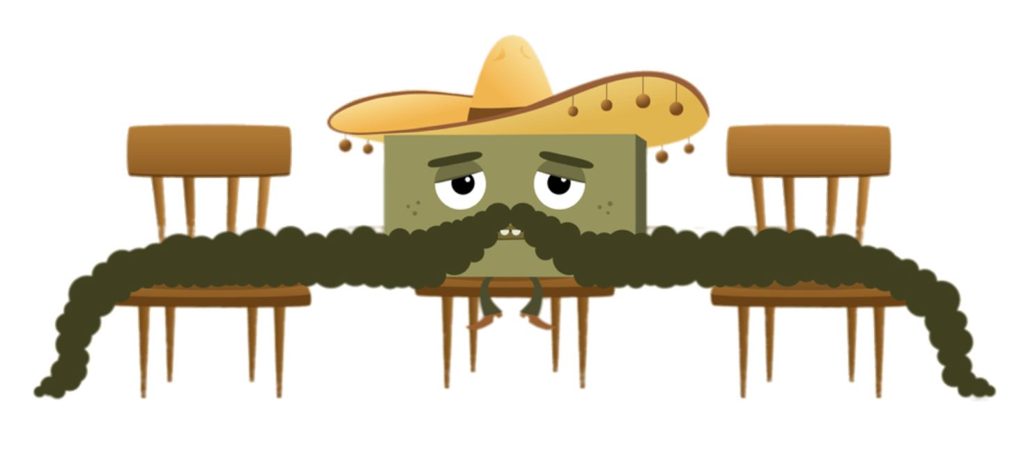 Big Block Singsong Moustachios
