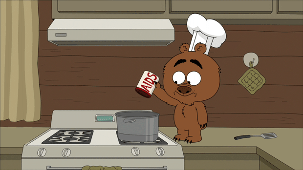 Brickleberry Malloy cooking