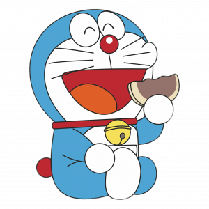Doraemon Eating cake