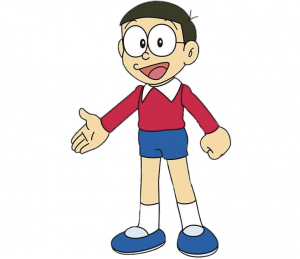 Doraemon Nobita Nobi Red Sweater