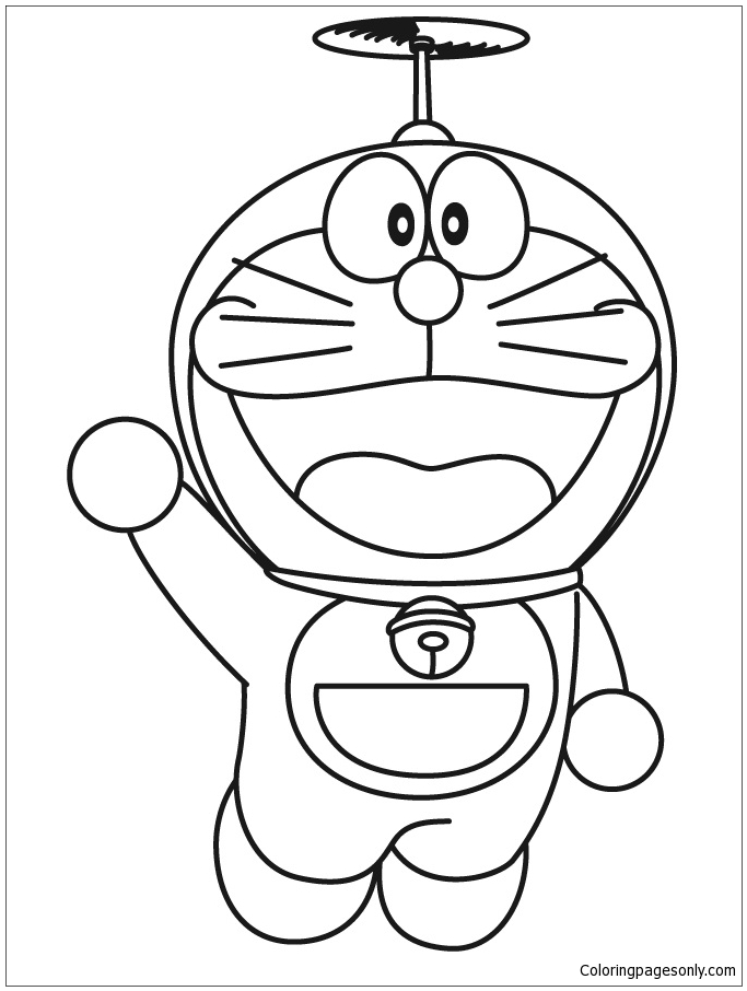 Doraemon Waving
