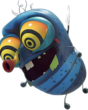 Larva Blue the smelly fly