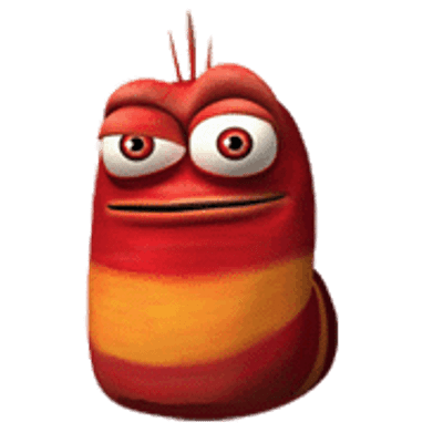 Larva Misschievous Red