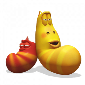 Check out this transparent Larva - Red and Yellow relaxing PNG image
