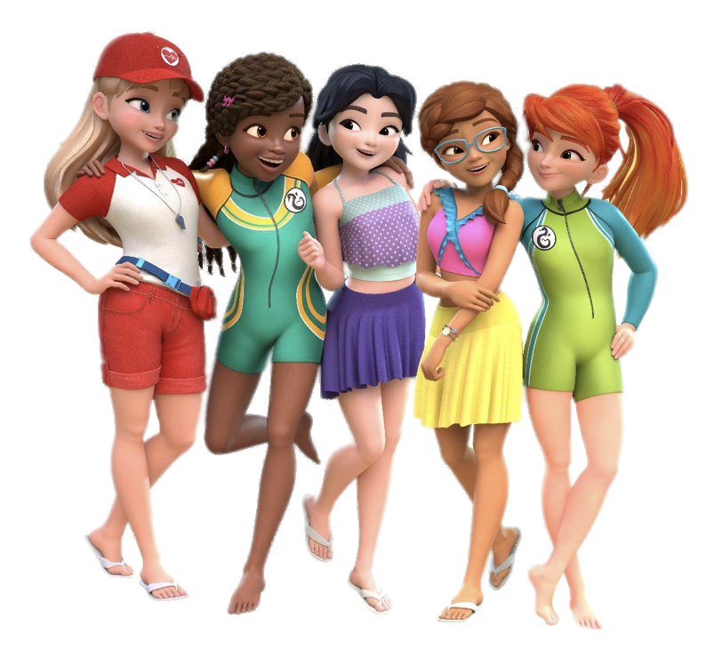 Check out this transparent Lego Friends - Sea Life friends PNG image