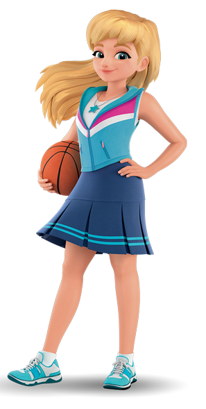 Check out this transparent Lego Friends - Stephanie loves sports PNG image