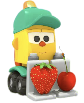 Leo the Truck – Lifty transporting fruit