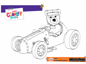 Little Charley Bear Race Car