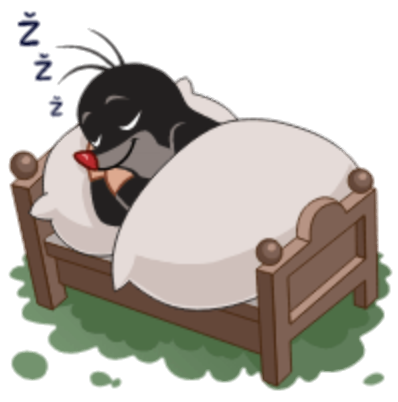Little Mole – Sleeping