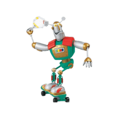 Little Robots – Sporty on skateboard