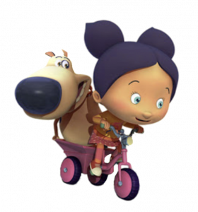 Loopdidoo Petunia and her tricycle