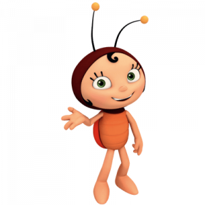 Maya The Bee Lara the Ladybug