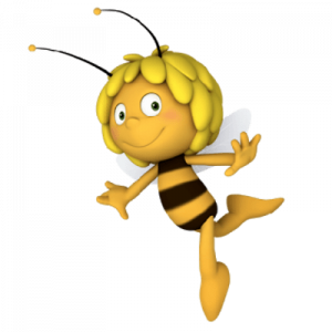 Maya The Bee Maya on one leg