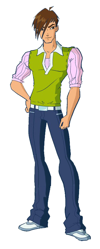 Check out this transparent Winx Club - Brandon the Bodyguard PNG image