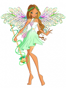 Winx Club Stalla holding staff