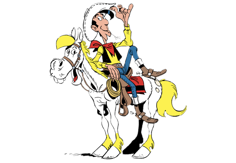 Check Out This Transparent Lucky Luke Luke And Jolly Jumper Png Image
