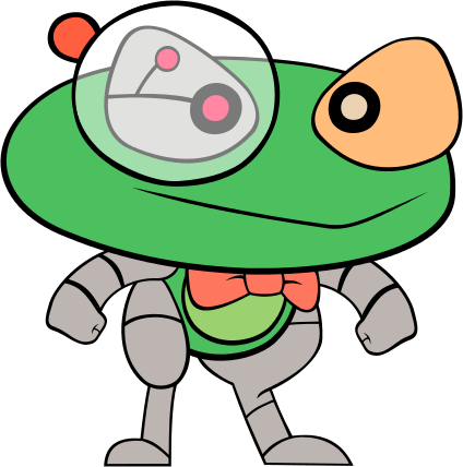 Mao Mao Tiny Toad the cyborg frog