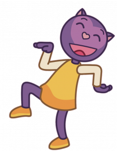 Misha the Purple Cat Egyptian walk