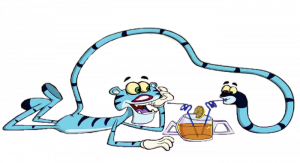 Tik Tak Tail Tak and Tail drinking