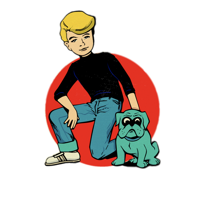 Check out this transparent Jonny Quest - Jonny and Bandit the Bulldog PNG  image