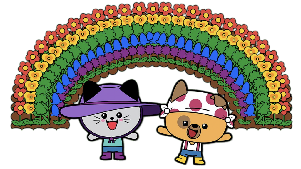 Kit & Pup – Rainbow colors