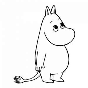 Moomin Shy Moomintroll