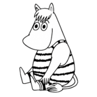 Moomin – Snork black and white