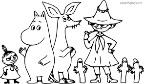 Moominvalley Moomintroll and his friends