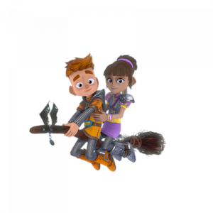 My Knight and Me Broomstick