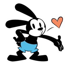 Oswald the Lucky Rabbit Kiss