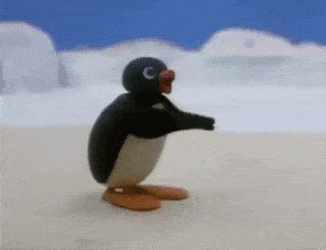 Pingu - Clap clap animated GIF