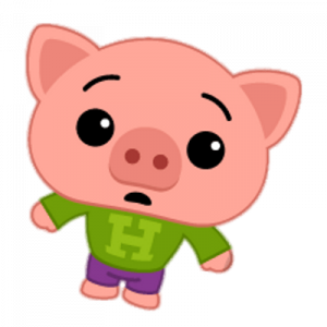Plim Plim Hoggie the pig