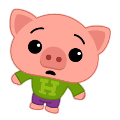 Plim Plim Hoggie the pig