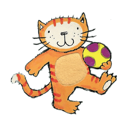 Poppy Cat – Poppy playing with a ball