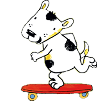 Poppy Cat – Zuzu on her skateboard