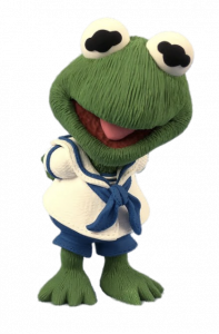 Muppet Babies Baby Kermit navy outfit