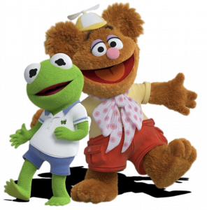 Muppet Babies Kermit and Fozzie