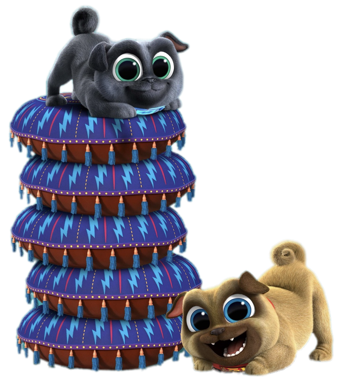 Puppy Dog Pals – Mountain of cushions