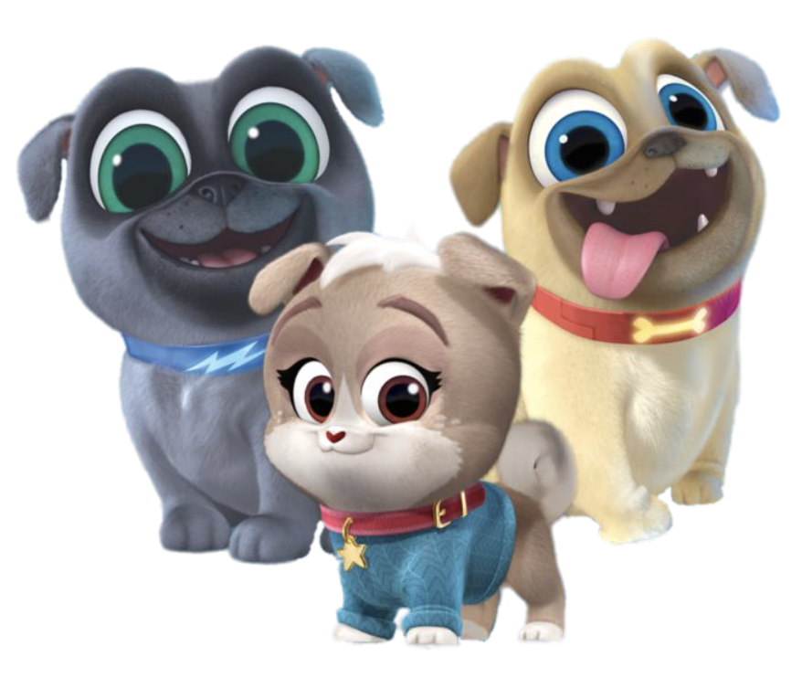 Check out this transparent Puppy Dog Pals - Rolly, Bingo and Keia PNG image
