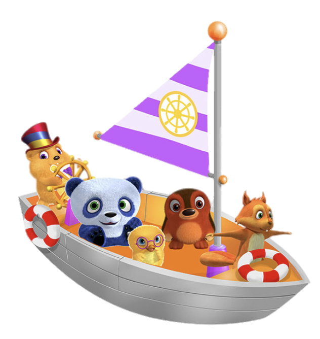 Ruff-Ruff, Tweet and Dave – Boat ride