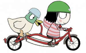 Sarah and Duck Tandem ride