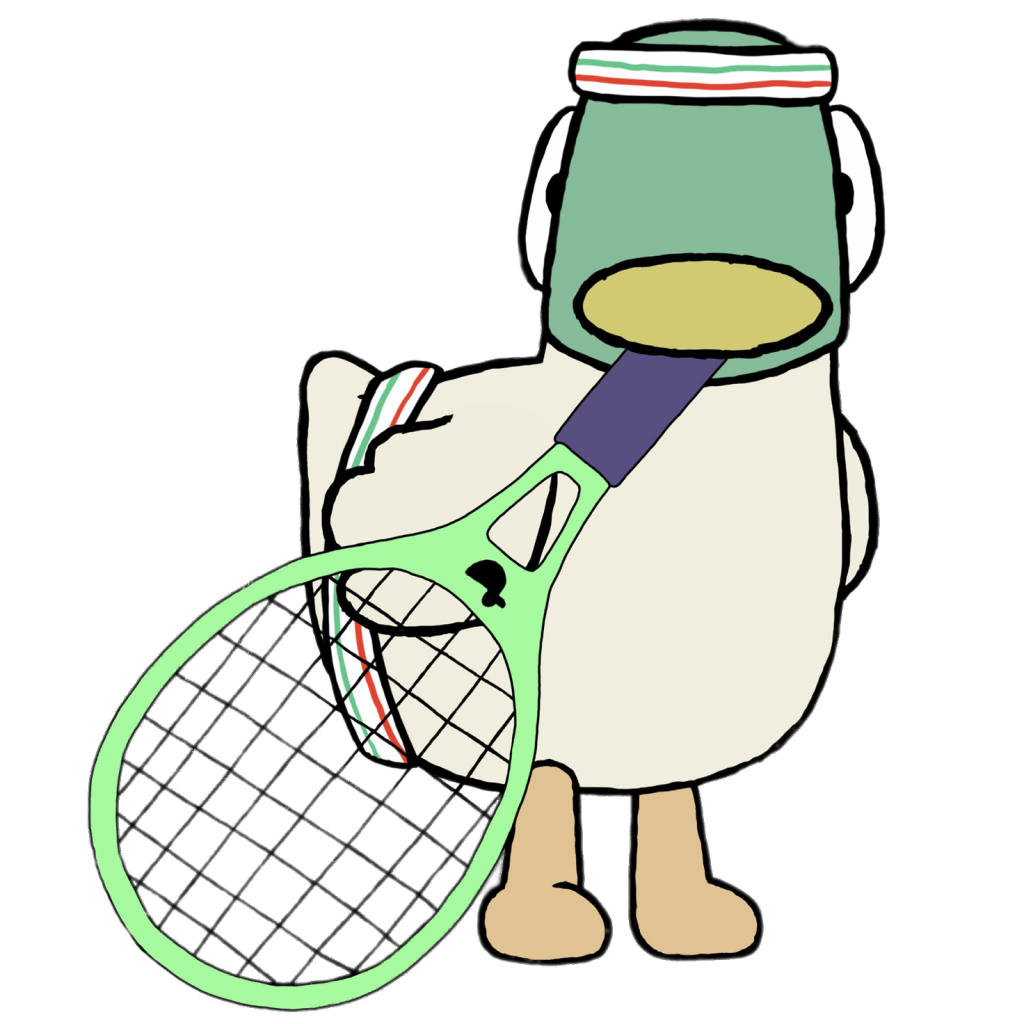 Sarah and Duck – Tennis champion