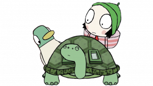 Sarah and Duck Tortoise
