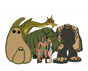 The Herculoids Human family and creatures